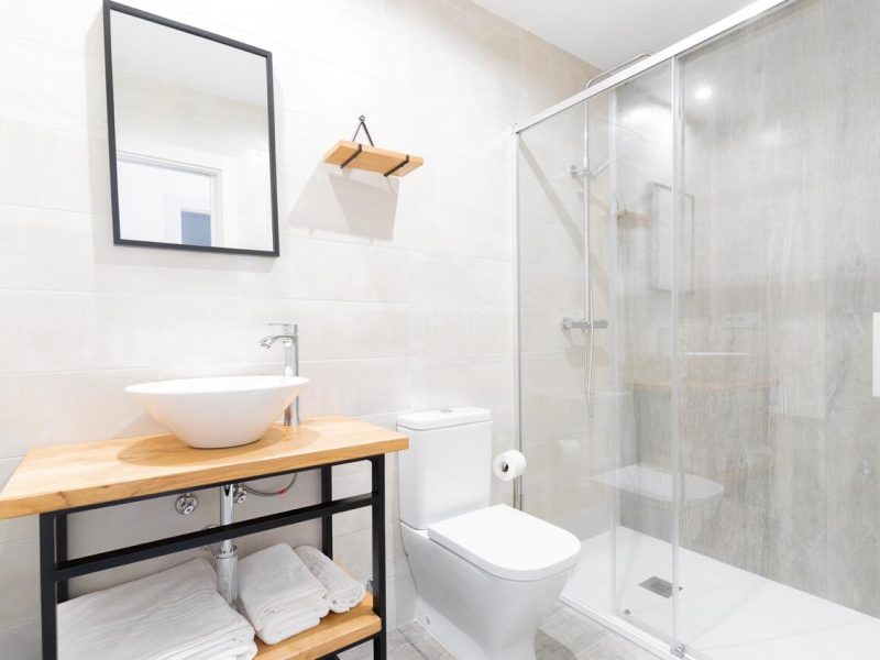 Baño del apartamento Galizano