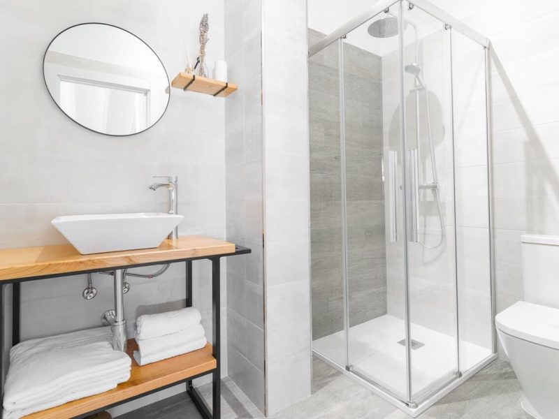 Salle de bain du studio Los Peligros