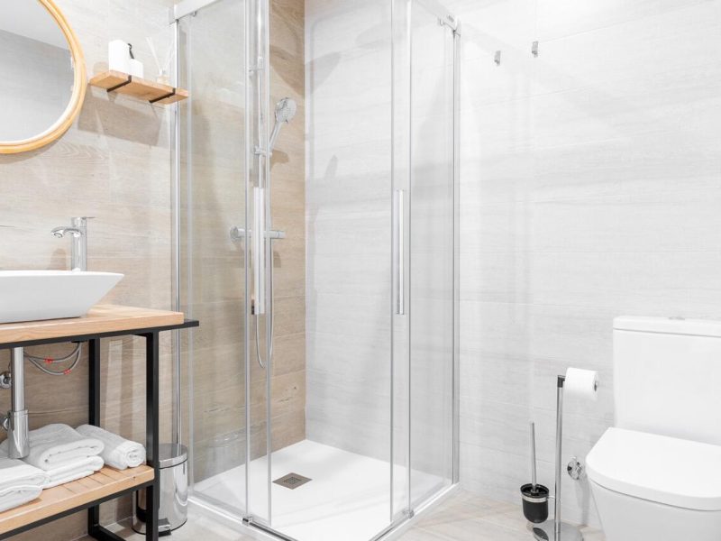 Sardinero appartement salle de bain douche