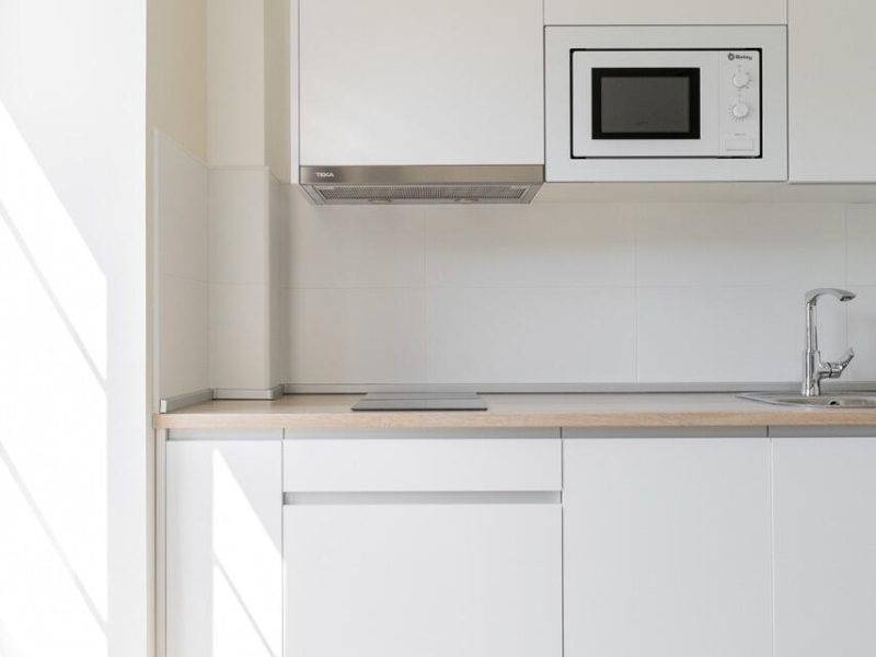 Cocina completa del apartamento Los Tranquilos